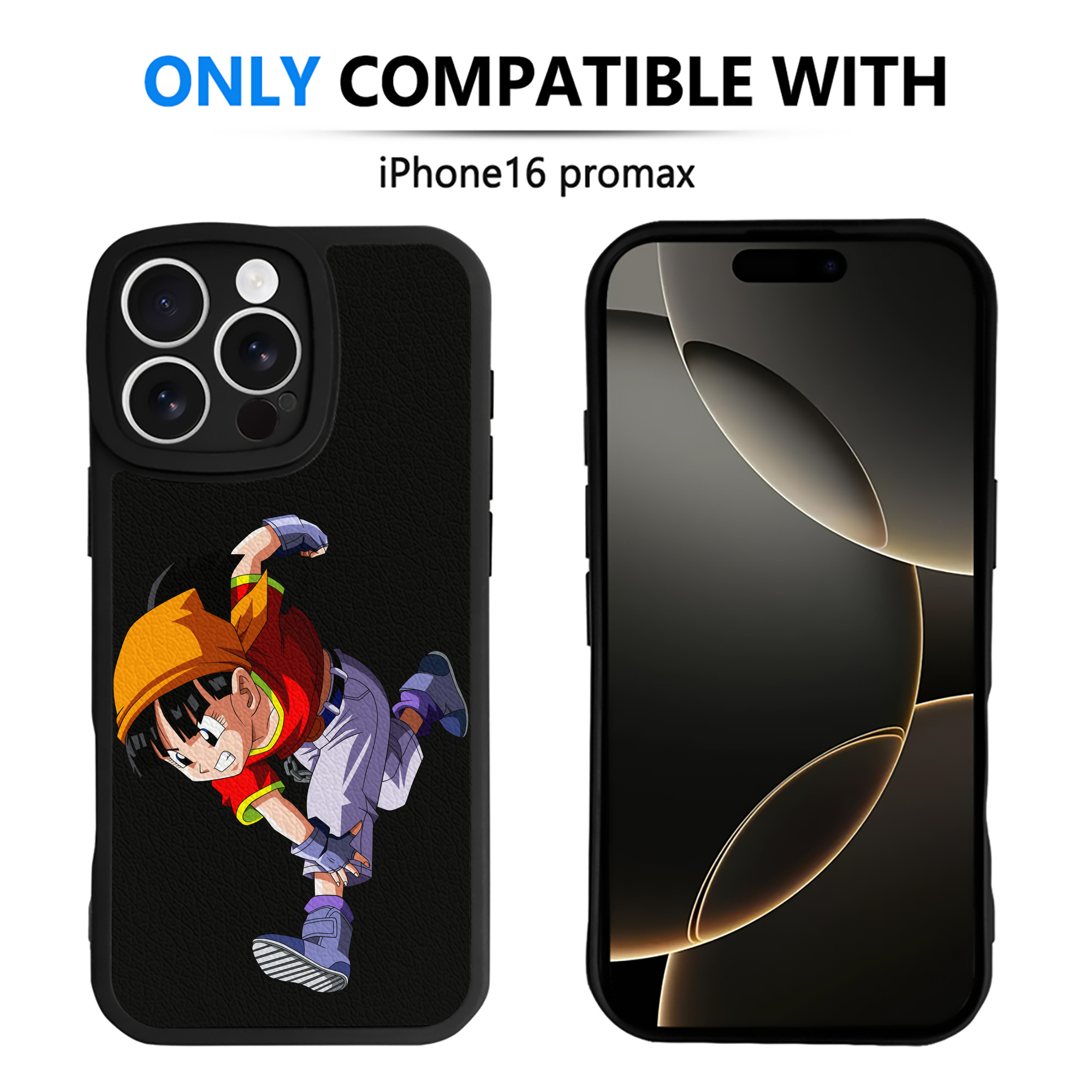 （画像用） ドラゴンボール パン DRAGON BALL Pan 【iPhone 16シリーズ対応】シリコンスマホケース（レザー調） 材質：シリコン